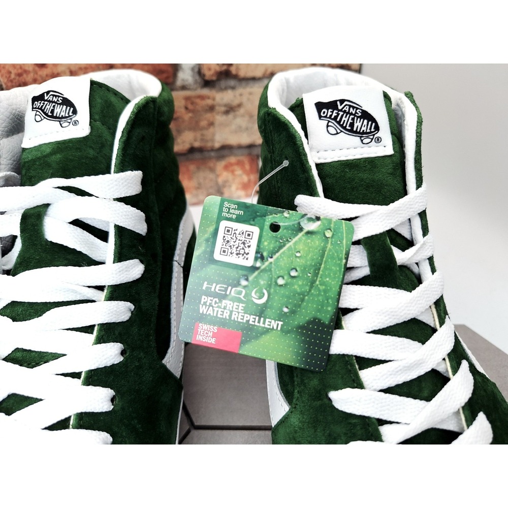 Vans Sk8-Hi‎ Pig Suede Douglas Fir Green Size US 9.5 Men's New VN0007NSBXU Rare - Picture 5 of 13